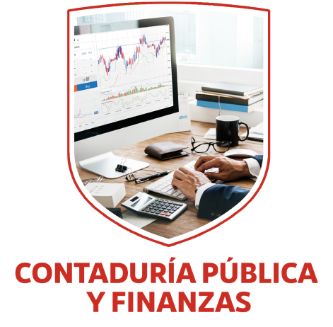 Logo de contaduría pública y finanzas