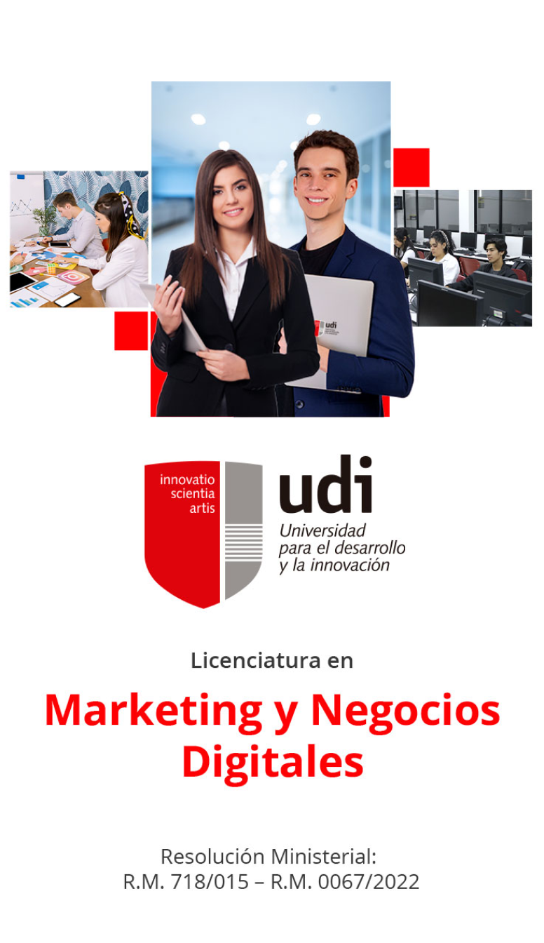 Portada de la carrera de marketing